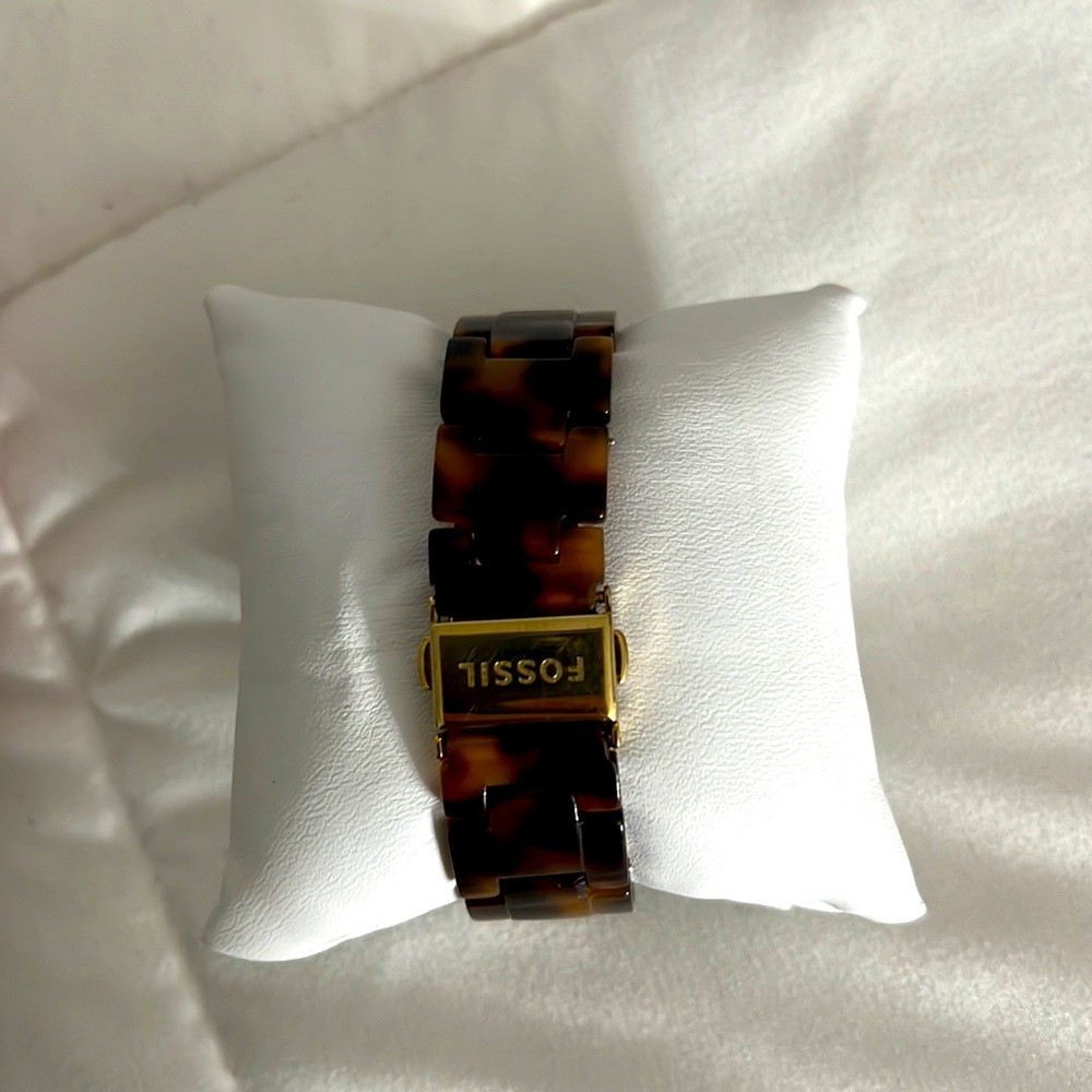 Fossil Stella Multifunction 4 Dial Tortoise Shell… - image 2